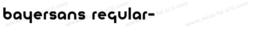 BayerSans Regular字体转换